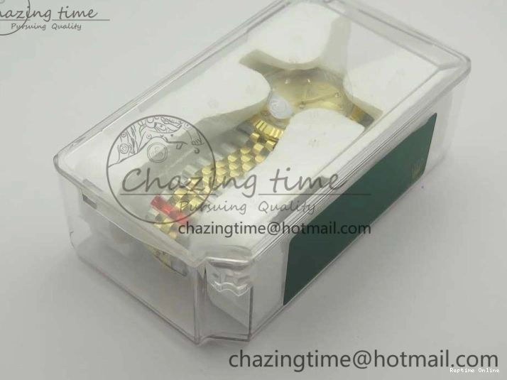 0131 Flexible DateJust 41 126334 904L SS YG DJF 1:1 Best Edition Gold Dial Diamond Markers on SS YG Jubilee Bracelet A 3250